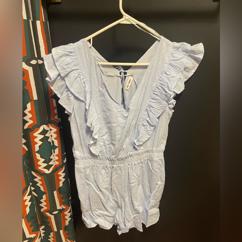 Day + Moon blue romper